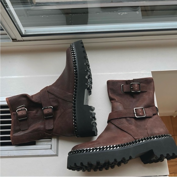 Vince Camuto Motorcycle Boots. Size 6 women's. NEW! - Picture 2 of 8